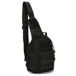 Tactical Bag Shoulder Molle Black Militari Waterproof Backpack Men Army Small Sling Camping Hunting Camouflage Outdoor Sport Bag238d