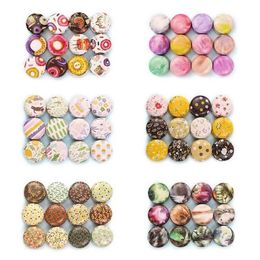 12pcs Mini Elegant Flower Tin Box DIY Candle Jar Balm Round Empty Case Portable Lipstick Spices Storage218u