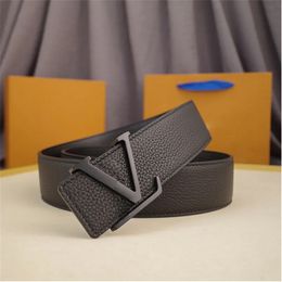 High-end belt for men and women Gold Silver black buckle leather belt 3.8 cm width casual business denim belt