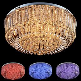 Modern K9 Crystal LED Chandelier Ceiling Light Lighting 50cm 60cm 80cm pendant lamp home decoration323I