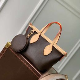 10A Mirror designer tote bag 1:1 M46705 Shopping Mini Totes Quality Crossbody Genuine Leather Shoulder purse Canvas Handbag with Box