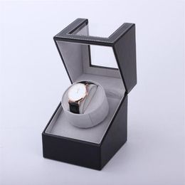 Watch Winders High Class Motor Shaker Winder Holder Display Automatic Mechanical Winding Box Jewellery Watches Black2973