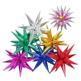 50cm Balloon Explosion Star Balloons Foil Birthday Party Supplies Decoration Opening Ceremony WeddingWater Drop Cone232S