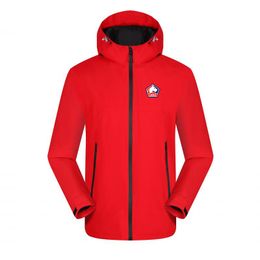 Lille OSC Men leisure Jacket Outdoor mountaineering jackets Waterproof warm spring outing Jackets For sports Men Women Casual Hiking jacket