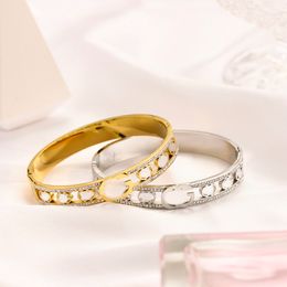 Designer Bracelets Charm Bangle Gold Plated Diamond Bracelet Luxury Bracelet Designer Jewellery High Quality Wedding Party Gift