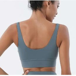 Shockproof Gather Yoga Bra Tank Camis Deep V Back Sports Women Underwears Running fashion Fiess Padded Vest Tops Match for Leggins Shorts 6s