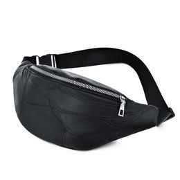 NEW Waist Bags Women Men Fanny Pack Female Male Belt Bag Solid Colour PU Chest Bag Chest Phone Pouch322E