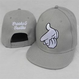 Crooks & Castles Bullet Snapback CRKS Gun N38 Caps & Hats Snapbacks Snap Back Hat Men Women Baseball Cap221D