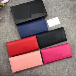 Women wallets designer long wallet cross cowhid leather purse PR card holder Fashion Genuine leather purse Couple wallets 19 10 2C285c