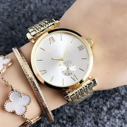 Fashion Popular Casual Top Brand Women Lady Girl watch Steel Metal band Quartz Wrist watches A11249L