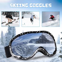 Ski goggles large spherical goggles snow goggles card myopia goggles/HX20 double anti-fog PF