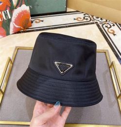2021 Fashion Letter Bucket Hat For Mens Womens Foldable Caps Black Fisherman Beach Sun Visor Folding Man Bowler Cap3172266