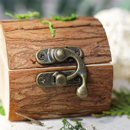 Gift Wrap Jewelry Storage Box Couple Creative Lettering Wooden Wedding Proposal Ring Organizer Na Kosmetyki280h
