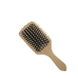 1PCS 2 Colours Hair Care Wooden Spa Massage Comb Wooden Paddle Pointed Handle Teeth Hair Brush Antistatic Cushion Comb BJ