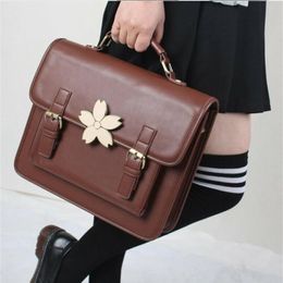 School Bags Japanese Sakura Bag Lolita Girl's Boy Jk Backpack Uniform Handbag Book3454