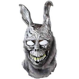 Movie Donnie Darko Frank evil rabbit Mask Halloween party Cosplay props latex full face mask L220711236a