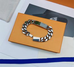 Men Chain Bracelets Designers Silver Bracelet Women Luxury Jewelry Gold Pearls Couple Gift Jewelry Pulsera De Hombre6124560