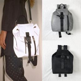 Backpack ALYX Men Women Streetwear High Quality Crossbody Bag Metal Buckle Functional Tactical Bags269u