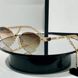 Sunglasses Metal Frame Cat Eye Women With Heart Shaped Charms249D