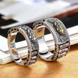Pixiu Feng Shui Anillo Amulet Ring Men Retro Bring Wealth Lucky Feng Shui Pixiu Wealth And Protection Ring