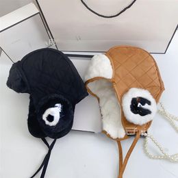 Trapper Hats for Men and Women Plush Inner Bladder Designer Warm Ear Cover Autumn and Winte2216