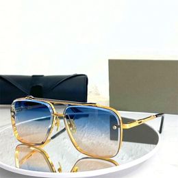 DITA Mach Six Men Women Sunglasses Designer Metal Vintage Polygon Diamond Cut Classic Craft Collection Sunglasses Original Box216x