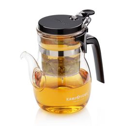 Kamjove k-206 tea pot glass teapot elegant cup glass tea set2302