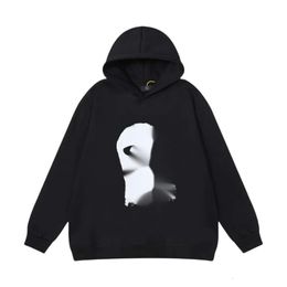 Kanyess Hoodie Designer Fashion Man Women Sweatshirts Reborn Letter Masked Doll High Street Loose Couple Plush Hooded Sweater