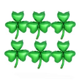 Party Decoration 10pcs Green Clover St Patrick's Day Decorations Shamrock Irish Wedding Home Decor Supplies185r