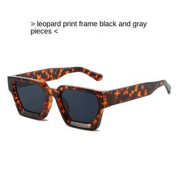 Thick-frame sunglasses, trendy square-frame foreign trade glasses, Personalised cross-border large-frame sunglasses PF