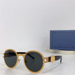 New fashion design round sunglasses 1607 exquisite metal frame simple and popular style versatile outdoor UV400 protection eyewear