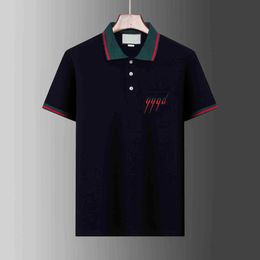 Mens Stylist Polo Shirts Luxury Italy Men Clothes Short Sleeve Fashion Casual Men's Summer T Shirt Many colors are available Size M-4XL--G