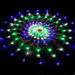 160 LEDs Christmas Lights Outdoor Spider Net Light Icicle Fairy Lighting Christmas Decoration Waterproof EU 220V Pisca Luminaria222J