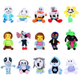 Wholesale Skull Plush Toys Carton Undertale Plush Toy Anime stuffed plush doll for Children Birthday Xmas Gifts