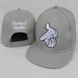 Crooks & Castles Bullet Snapback CRKS Gun N38 Caps & Hats Snapbacks Snap Back Hat Men Women Baseball Cap305c