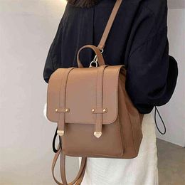 Fashion Women Backpack Female High Quality Leather Small Book School Bags for Teenage Girls Sac A Dos Travel Rucksack Mochilas295s