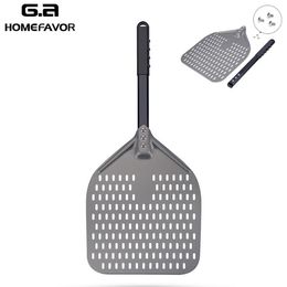 New Pizza Peel Aluminium Pizza Shovel With Long Handle Custom Pizza Paddle Factory Pastry Baking Accessories 201023235x