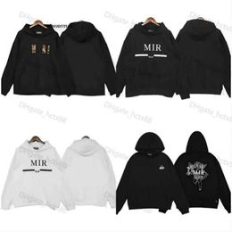 Women's amirri amiiri streetwear amirl amirlies Casual am imiri Hoodie New Designer Hoodies c23 Pullover Printed Men's Letter Hooded hoodie Black Sweater A0XP