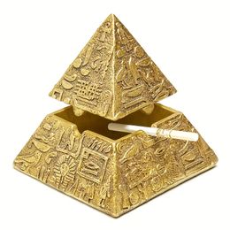 Stylish Pyramid Ashtray - Perfect Gift for Home & Office Decor, Smokers & Cigarette Lovers!