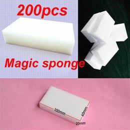 200pcs lot multifunctional sponge for cleaning magic sponge eraser melamine cleaner 100x60x20mm2683