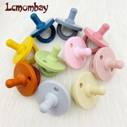 Teethers Toys 10PCS Bpa Free Silicone Pacifier Baby Pacifier Nipple born Dummy Infant Round Nipple Soother Pacifier Teething Toys 231208