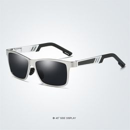 Fashion Aluminium Magnesium Square Polarised Sunglasses For Men Women Driving Fishing Sports Mirror Goggle Sun Glasses Eyewear204I