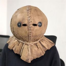 Trick 'r Treat 2 Sam Mask Cosplay Horror Ghost Latex Masks Halloween Party Costume Props T2006202193