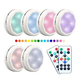 RGB Color DC5V USB Recharged Led Under Cabinet Lamp & Remote Controller &Timer Dimmble Home Decoration Foyer Holiday Party235A