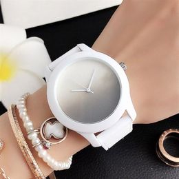 Brand Wrist watches for Women Men Unisex with Crocodile Animal Style Dial Silicone Strap Quartz watch LA11247l