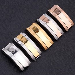 16mm x 9mm NEW High Quality Stainless steel Watch Bands strap Buckle Deployment Clasp FOR ROL bands2914