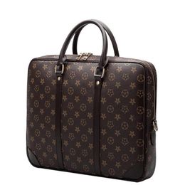 2020 High quality men fashion design laptop bag cross body shoulder notebook business briefcase computer bag with Messenger bag2893066