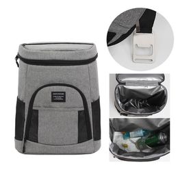 Thermal Cooler Insulated Picnic Bag Functional Pattern For Work Climbing Travel Backpack Lunch Box Bolsa Termica Loncheras226P