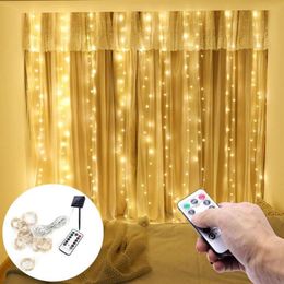 Christmas Decorations 3M Led Solar Light Curtain Garland Merry Decoration For Home Ornaments Xmas Gifts Navidad 2021 Year 20223566