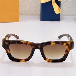 2021 new Official Latest Colour Z1410W Fashion Sunglasses Millionaire Square Frame designer sunglasses Top Quality Continuous Retro222z